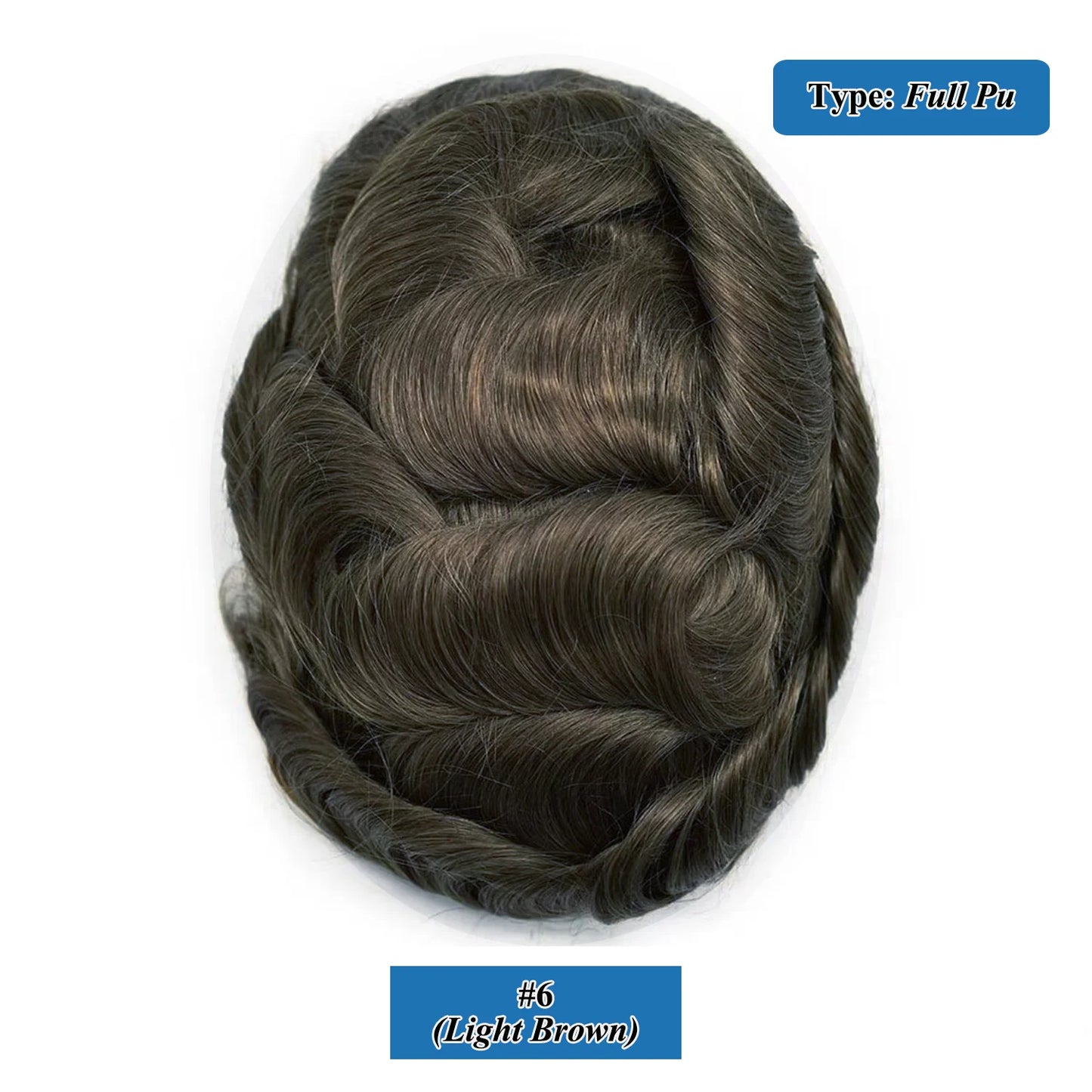 Breathable Toupee Remy Human Hair Natural Hairline Male Hair Extensions