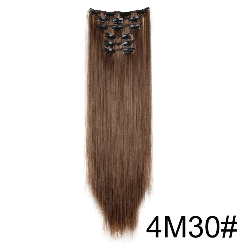 Clip in Hair Extensions Real Natural Hair Remy Straight Set 5&7 Pcs Brazilian Clip in Human Hair Extensions