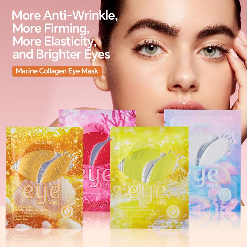 Kormesic Marine Collagen Eye Patches | Repairing Hydrogel Under Eye Masks