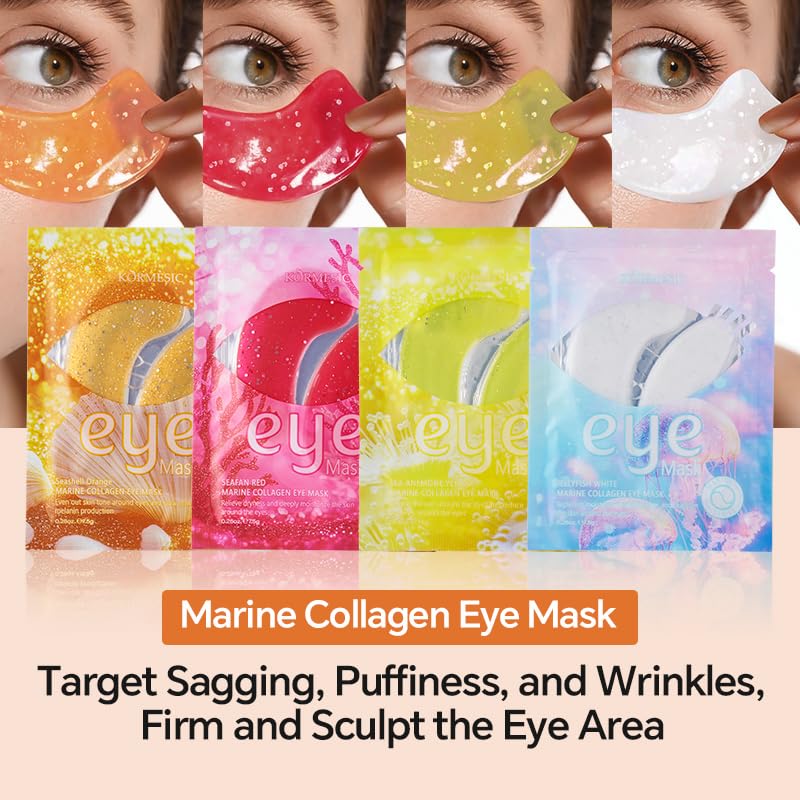 Kormesic Marine Collagen Eye Patches | Repairing Hydrogel Under Eye Masks