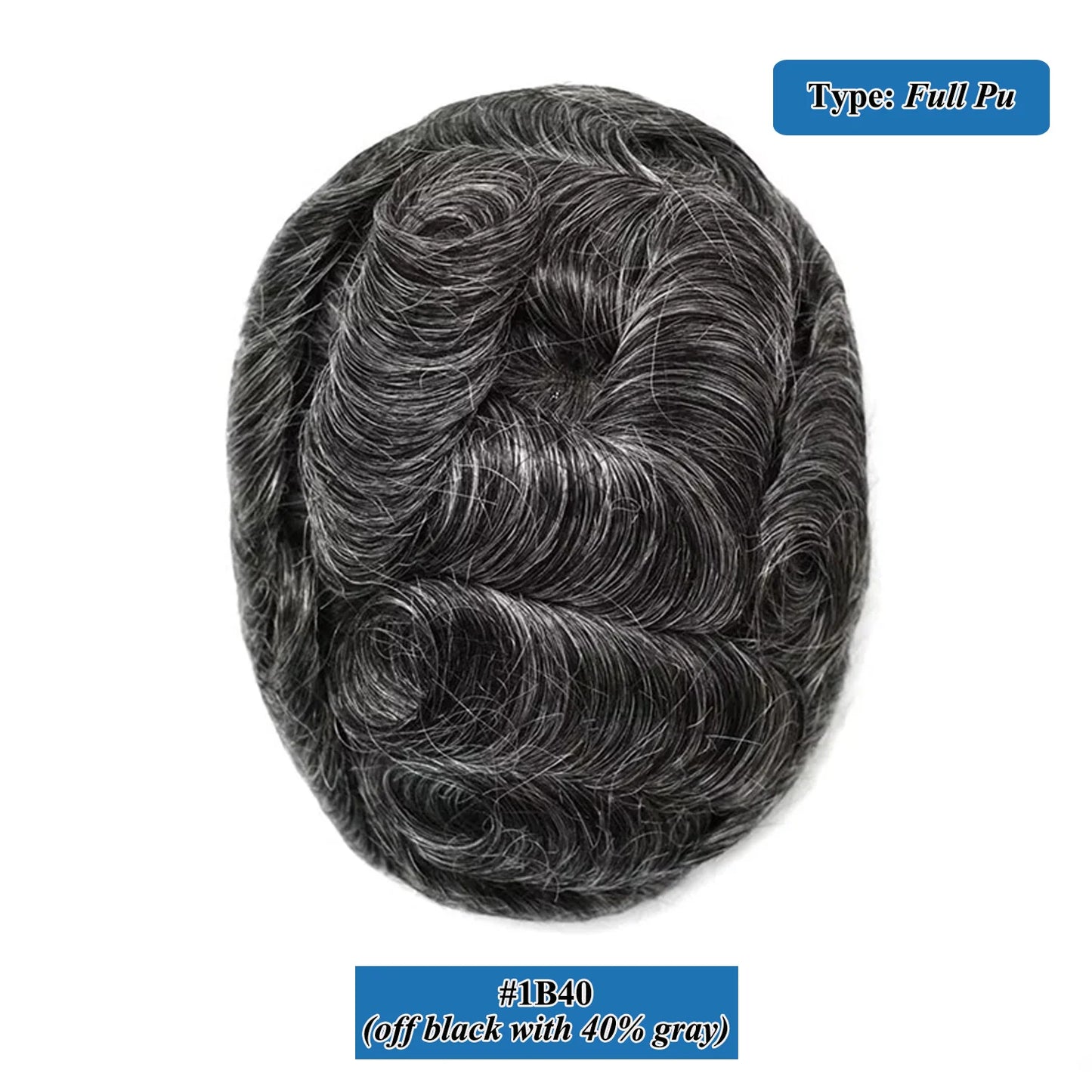 Breathable Toupee Remy Human Hair Natural Hairline Male Hair Extensions