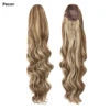 Hair Pony Hair Extensions , Clip In Drawstring Pony