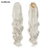 Hair Pony Hair Extensions , Clip In Drawstring Pony