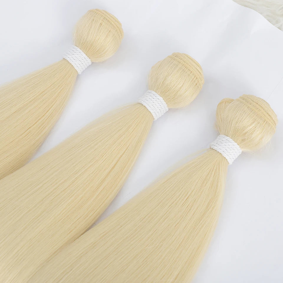Salon Straight Hair Weft Bundles Quick Weave