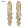 Hair Pony Hair Extensions , Clip In Drawstring Pony