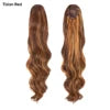 Hair Pony Hair Extensions , Clip In Drawstring Pony