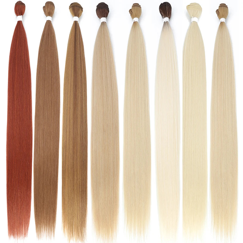 Salon Straight Hair Weft Bundles Quick Weave