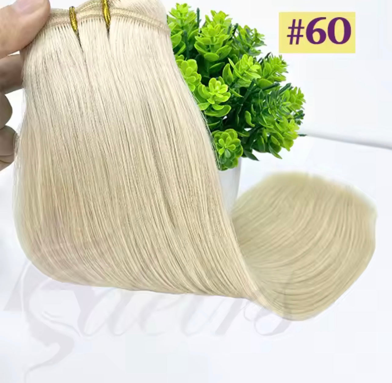 Weft Bundles Brazilian Straight Human Hair , Double Weft Quick Weave