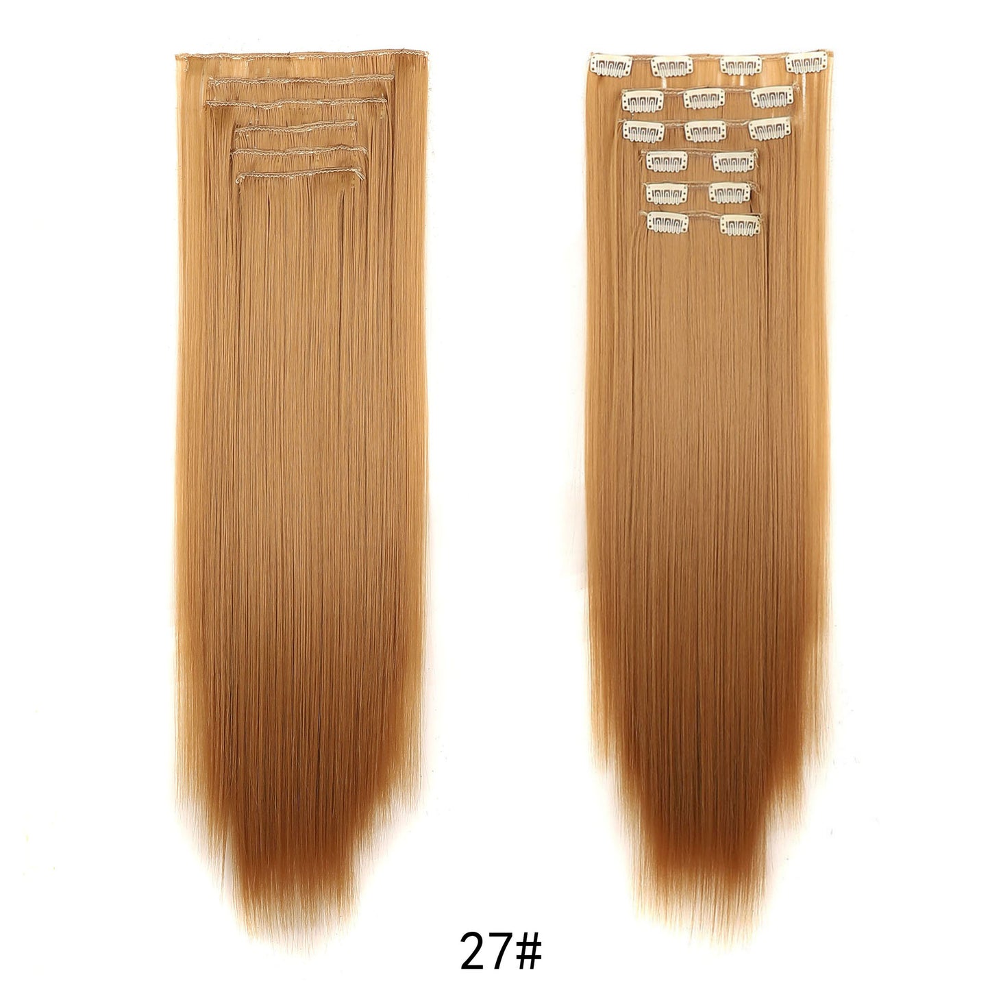 LONG STRAIGHT CLIP-IN HAIR EXTENSIONS