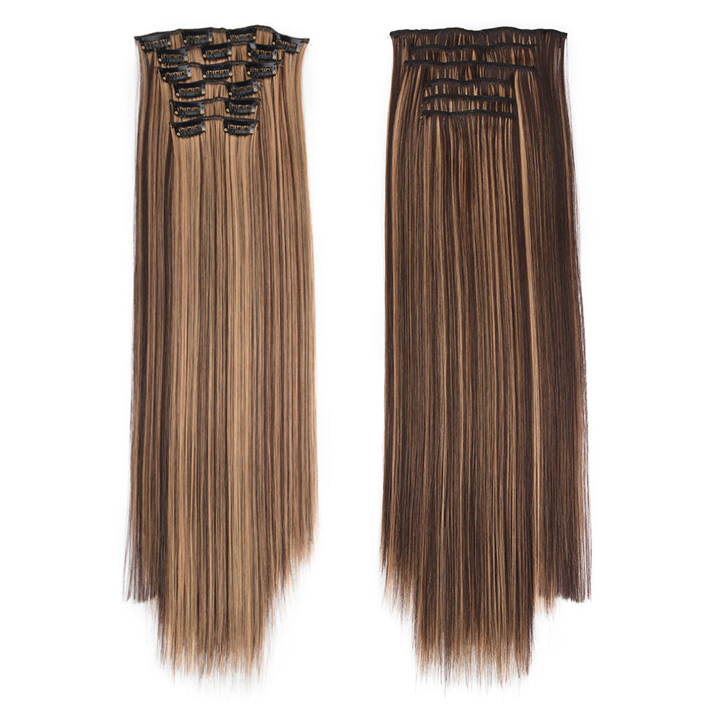 LONG STRAIGHT CLIP-IN HAIR EXTENSIONS