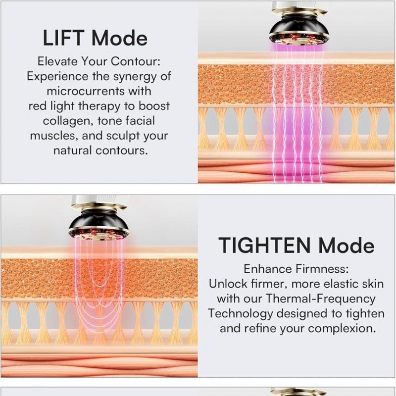 Cross-Border Beauty Instrument for Massage, Import and Export Device, Lifting and Firming, Warm Cleansing, Vibration V-Face Device, Nasal Care