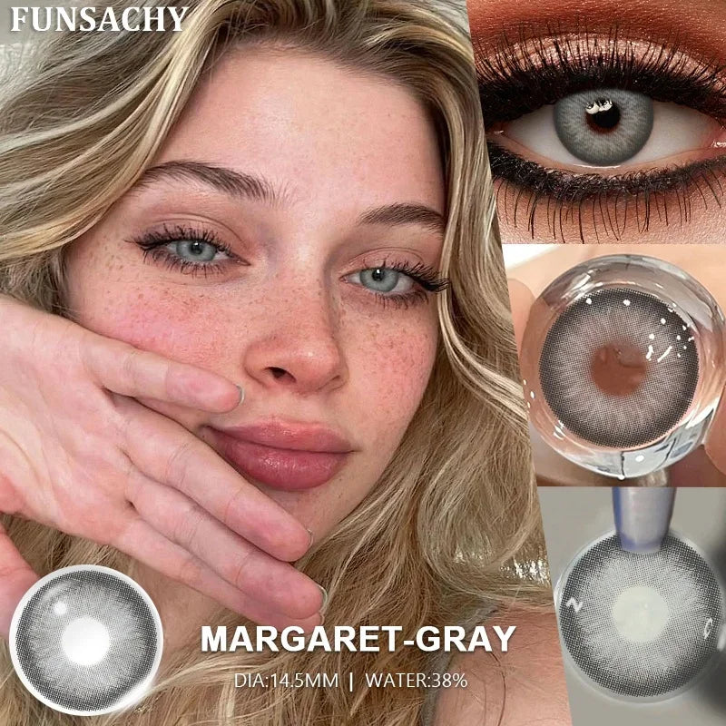 FUNSACHY 1 Pair Cosmetic Pupils for Costume Makeup contact lens