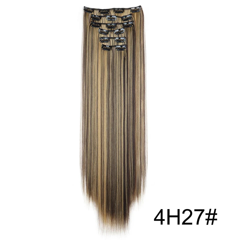 Clip in Hair Extensions Real Natural Hair Remy Straight Set 5&7 Pcs Brazilian Clip in Human Hair Extensions