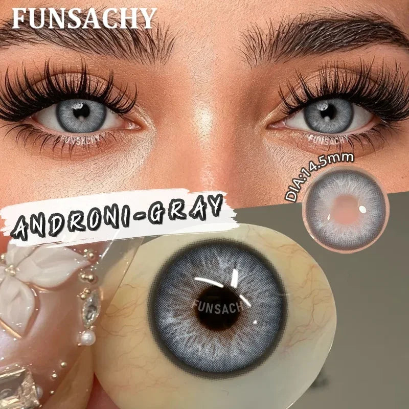 FUNSACHY 1 Pair Cosmetic Pupils for Costume Makeup contact lens