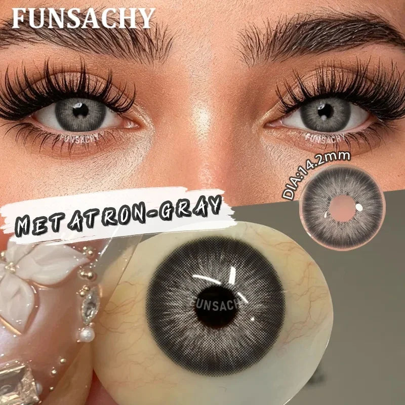 FUNSACHY 1 Pair Cosmetic Pupils for Costume Makeup contact lens