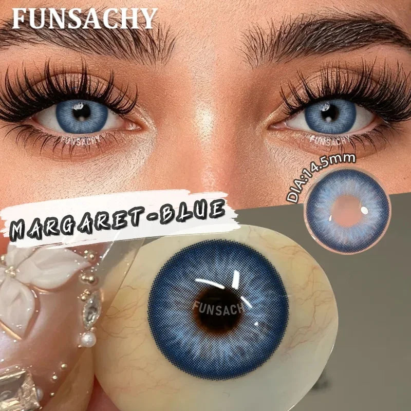 FUNSACHY 1 Pair Cosmetic Pupils for Costume Makeup contact lens