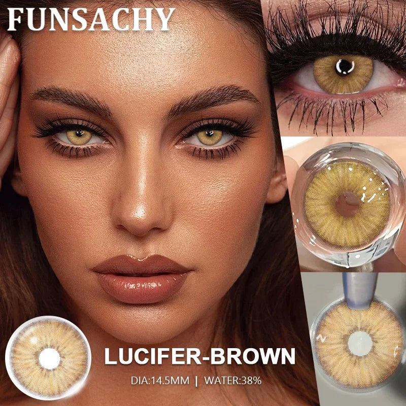 FUNSACHY 1 Pair Cosmetic Pupils for Costume Makeup contact lens