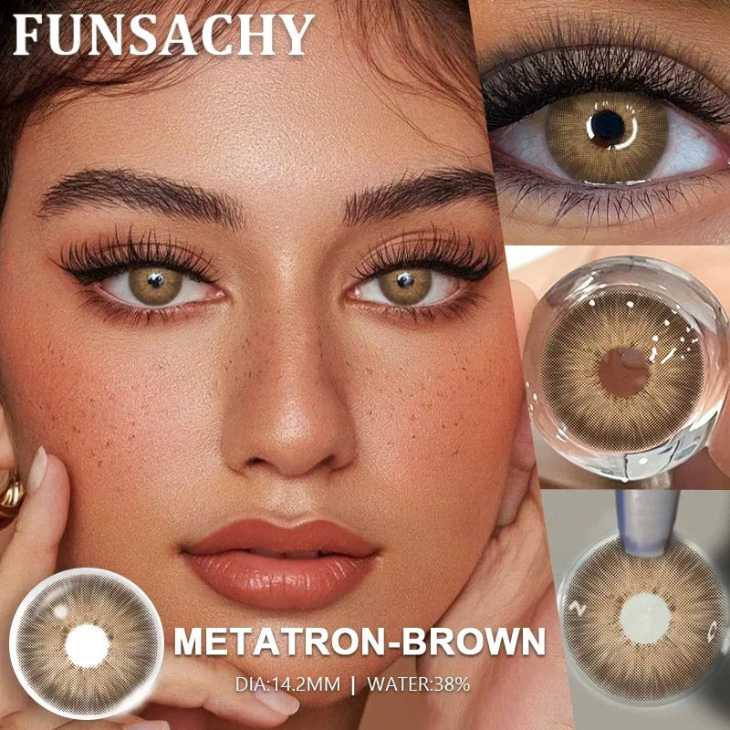 FUNSACHY 1 Pair Cosmetic Pupils for Costume Makeup contact lens