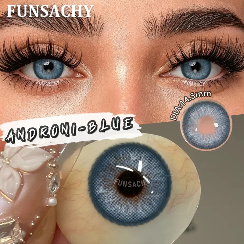FUNSACHY 1 Pair Cosmetic Pupils for Costume Makeup contact lens