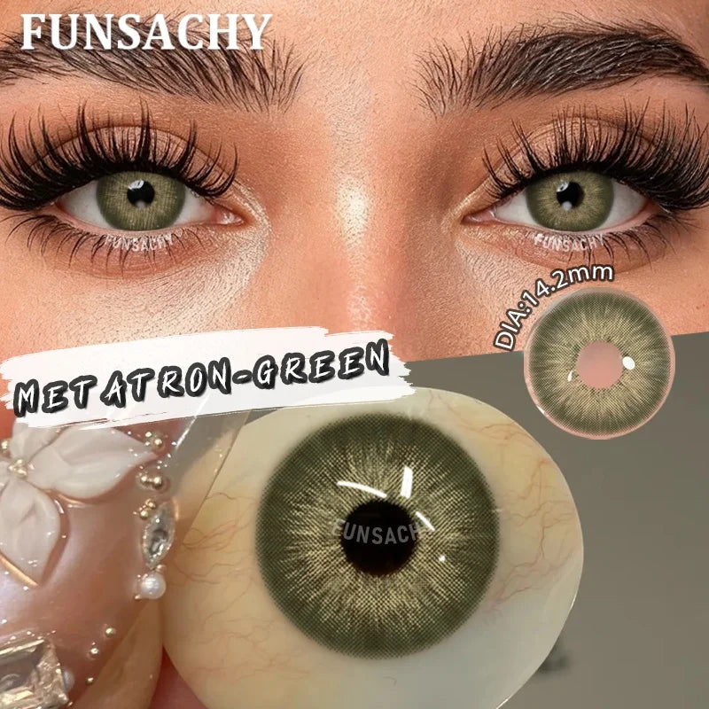 FUNSACHY 1 Pair Cosmetic Pupils for Costume Makeup contact lens