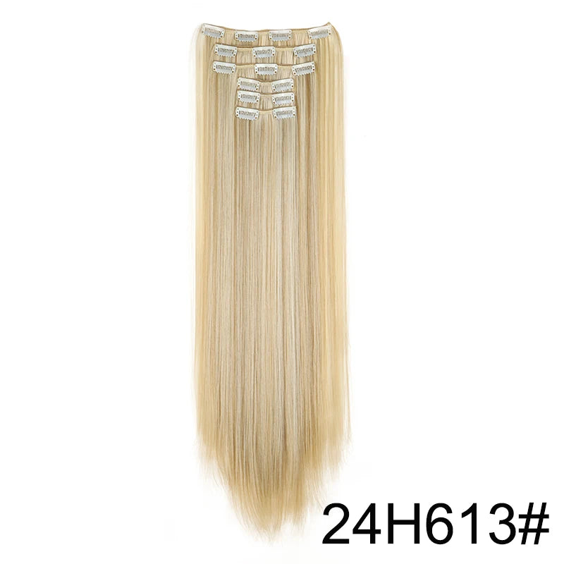 Clip in Hair Extensions Real Natural Hair Remy Straight Set 5&7 Pcs Brazilian Clip in Human Hair Extensions