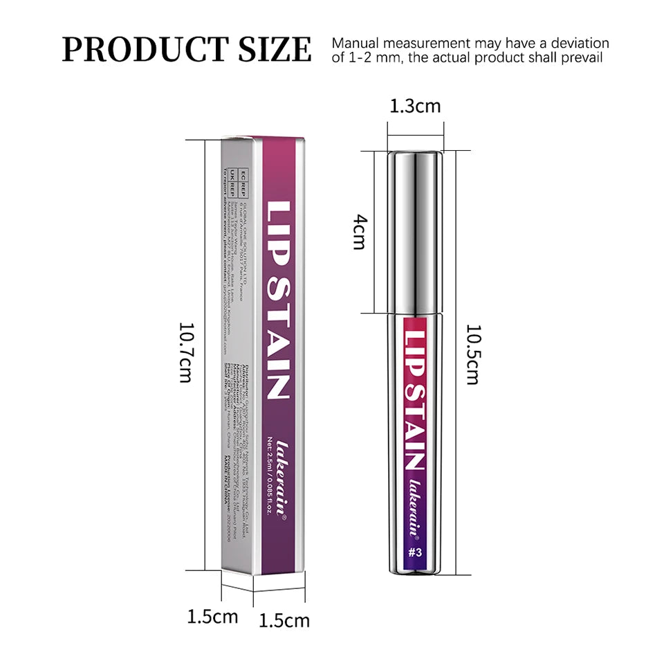 Korean Matte Lip Stain Tint Peel Off Matte Waterproof Makeup