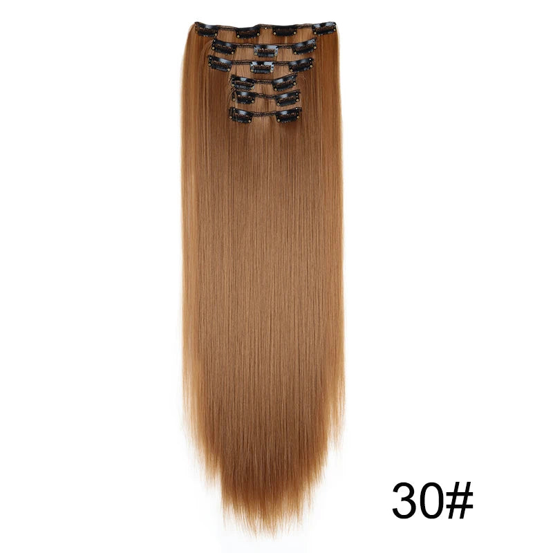 Clip in Hair Extensions Real Natural Hair Remy Straight Set 5&7 Pcs Brazilian Clip in Human Hair Extensions