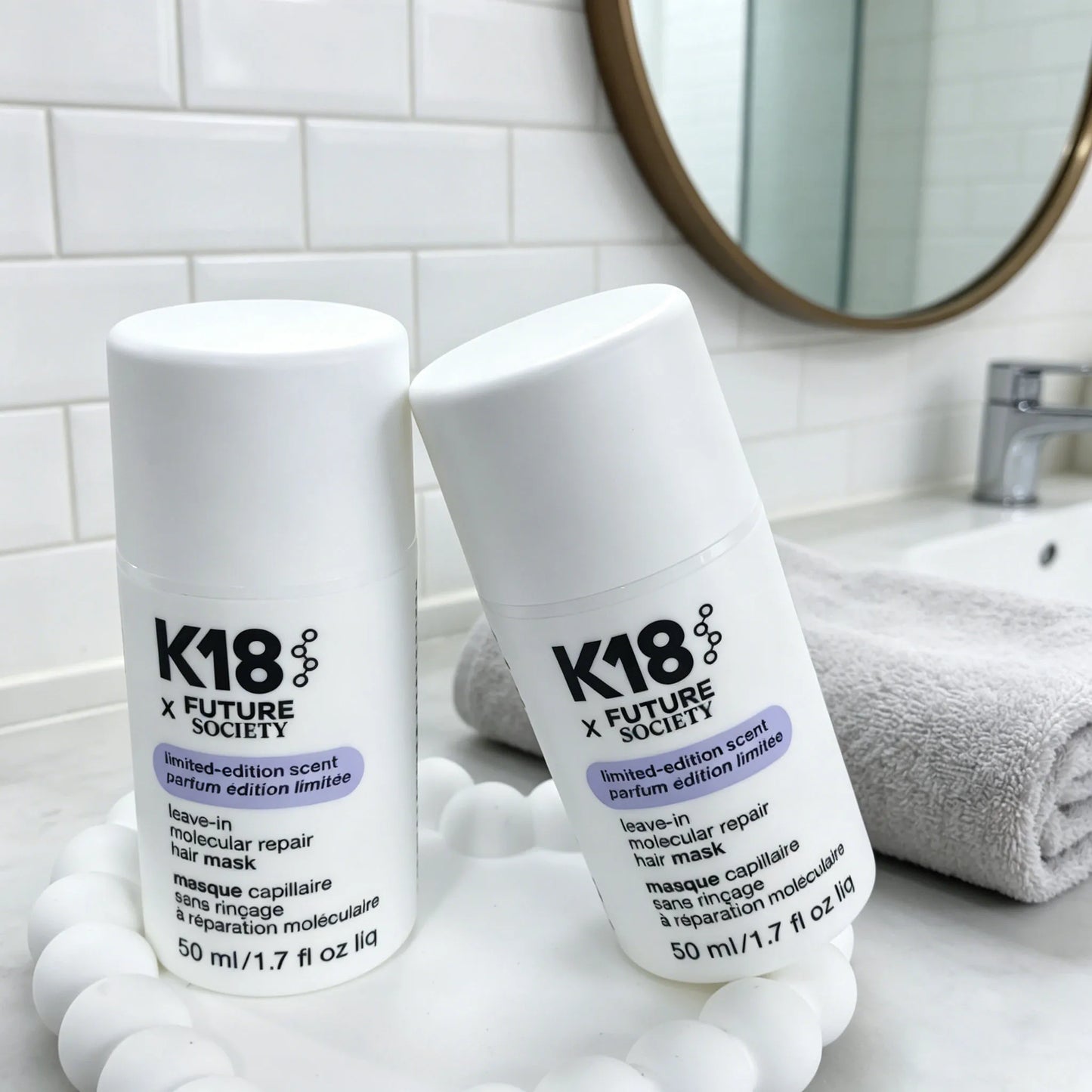 K18 Leave-In Molecular Repair Hair Mask Deep Conditioning Keratin Treatment Soft Hair Smoothing Healthy Hair Care