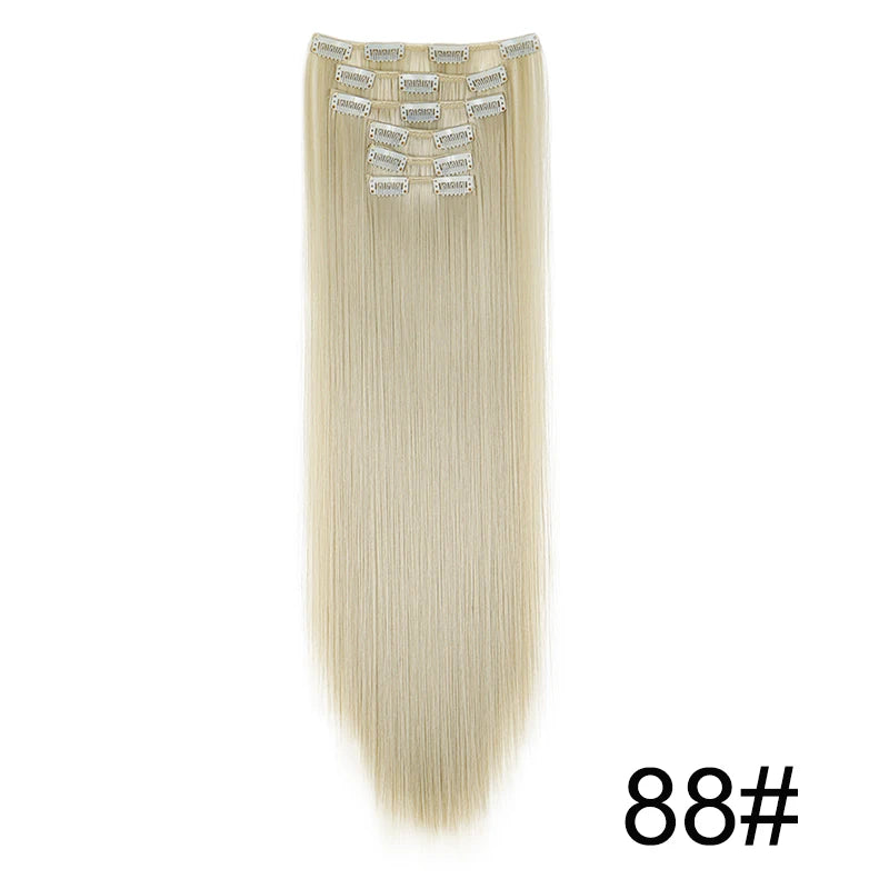 Clip in Hair Extensions Real Natural Hair Remy Straight Set 5&7 Pcs Brazilian Clip in Human Hair Extensions