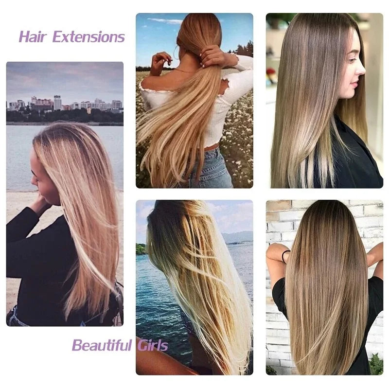 Clip in Hair Extensions Real Natural Hair Remy Straight Set 5&7 Pcs Brazilian Clip in Human Hair Extensions