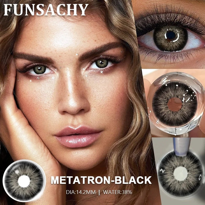 FUNSACHY 1 Pair Cosmetic Pupils for Costume Makeup contact lens