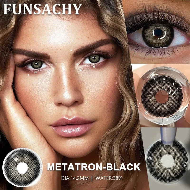 FUNSACHY 1 Pair Cosmetic Pupils for Costume Makeup contact lens