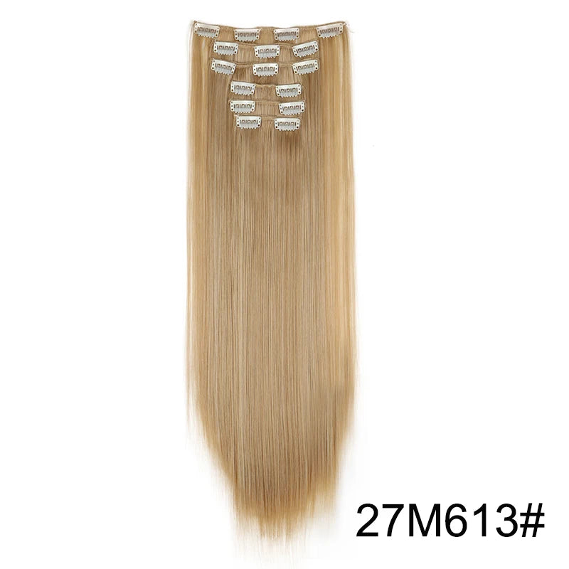 Clip in Hair Extensions Real Natural Hair Remy Straight Set 5&7 Pcs Brazilian Clip in Human Hair Extensions