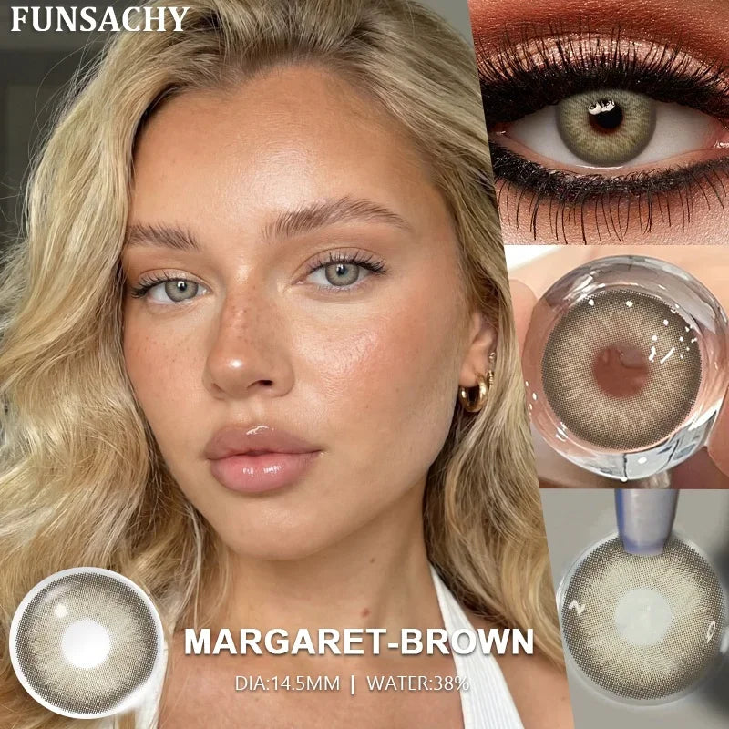 FUNSACHY 1 Pair Cosmetic Pupils for Costume Makeup contact lens