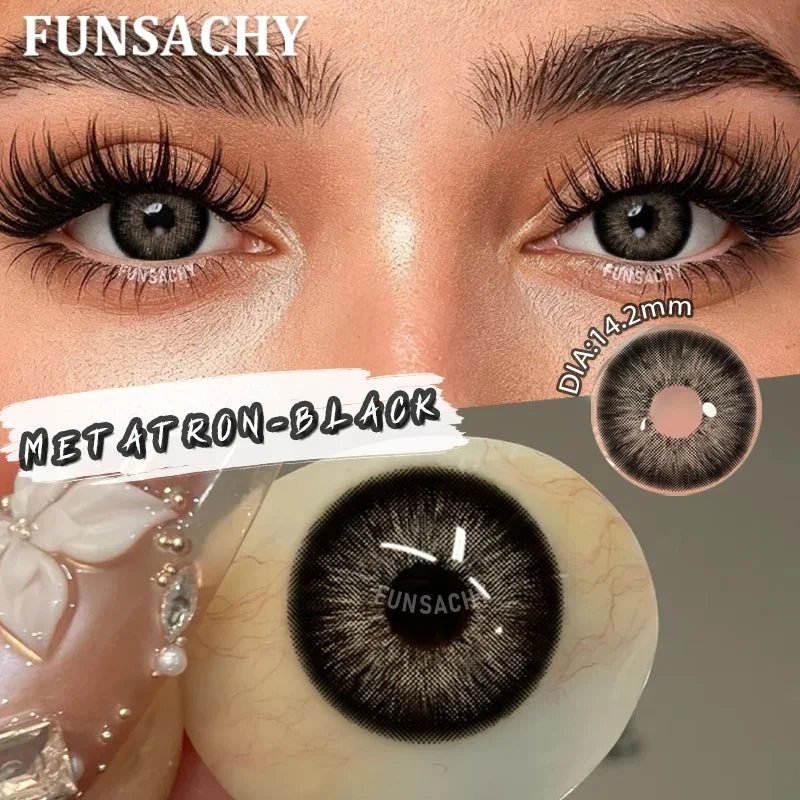 FUNSACHY 1 Pair Cosmetic Pupils for Costume Makeup contact lens