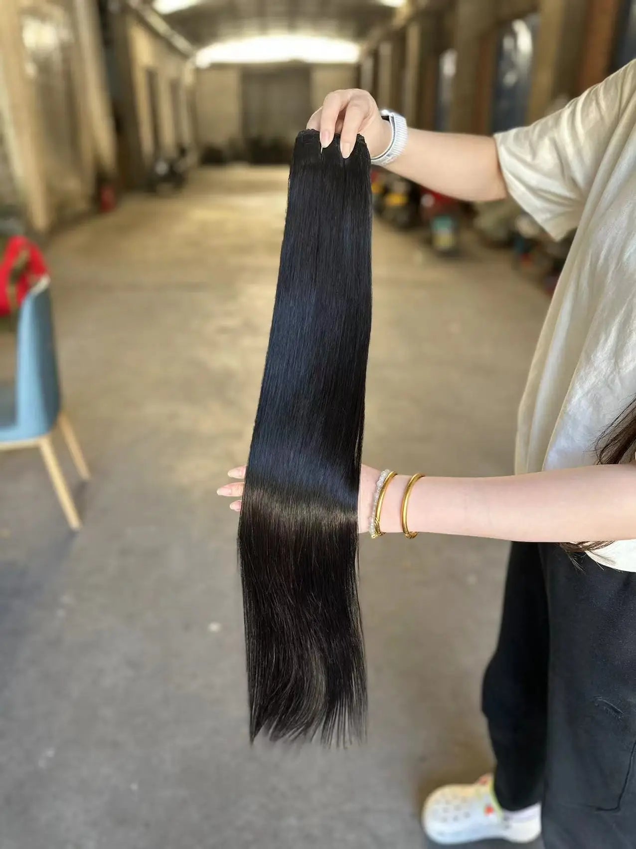 Salon Straight Hair Weft Bundles Quick Weave