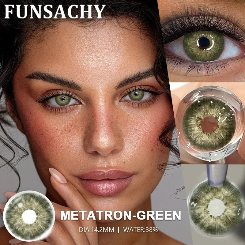 FUNSACHY 1 Pair Cosmetic Pupils for Costume Makeup contact lens