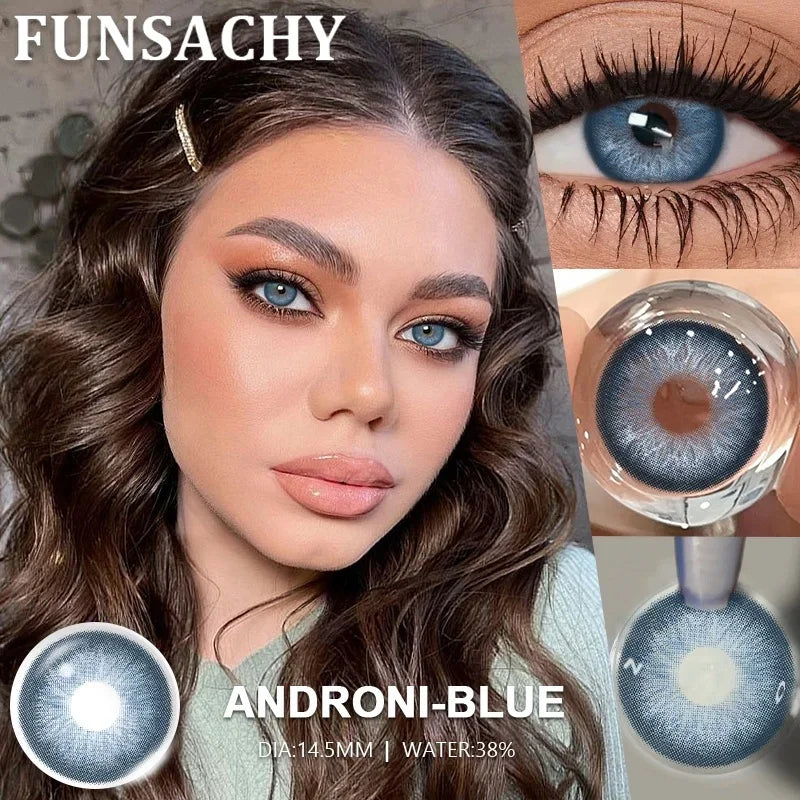 FUNSACHY 1 Pair Cosmetic Pupils for Costume Makeup contact lens