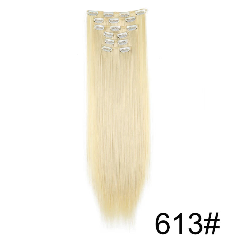 Clip in Hair Extensions Real Natural Hair Remy Straight Set 5&7 Pcs Brazilian Clip in Human Hair Extensions