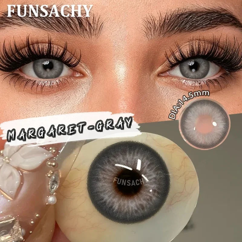 FUNSACHY 1 Pair Cosmetic Pupils for Costume Makeup contact lens