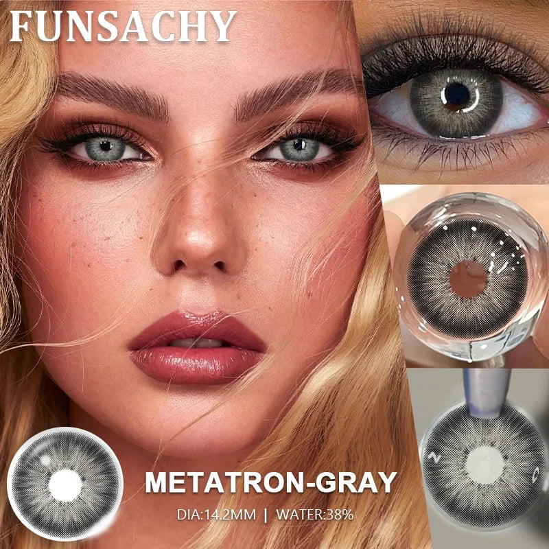 FUNSACHY 1 Pair Cosmetic Pupils for Costume Makeup contact lens