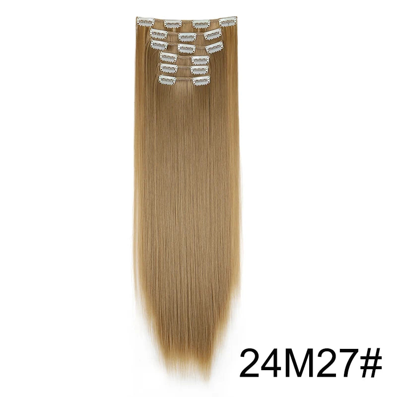 Clip in Hair Extensions Real Natural Hair Remy Straight Set 5&7 Pcs Brazilian Clip in Human Hair Extensions