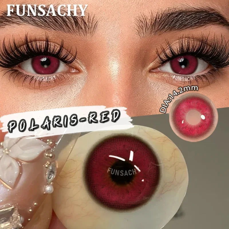 FUNSACHY 1 Pair Cosmetic Pupils for Costume Makeup contact lens