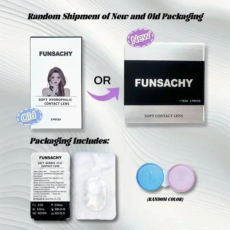 FUNSACHY 1 Pair Cosmetic Pupils for Costume Makeup contact lens