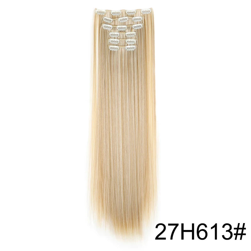 Clip in Hair Extensions Real Natural Hair Remy Straight Set 5&7 Pcs Brazilian Clip in Human Hair Extensions