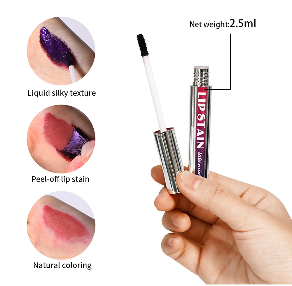 Korean Matte Lip Stain Tint Peel Off Matte Waterproof Makeup