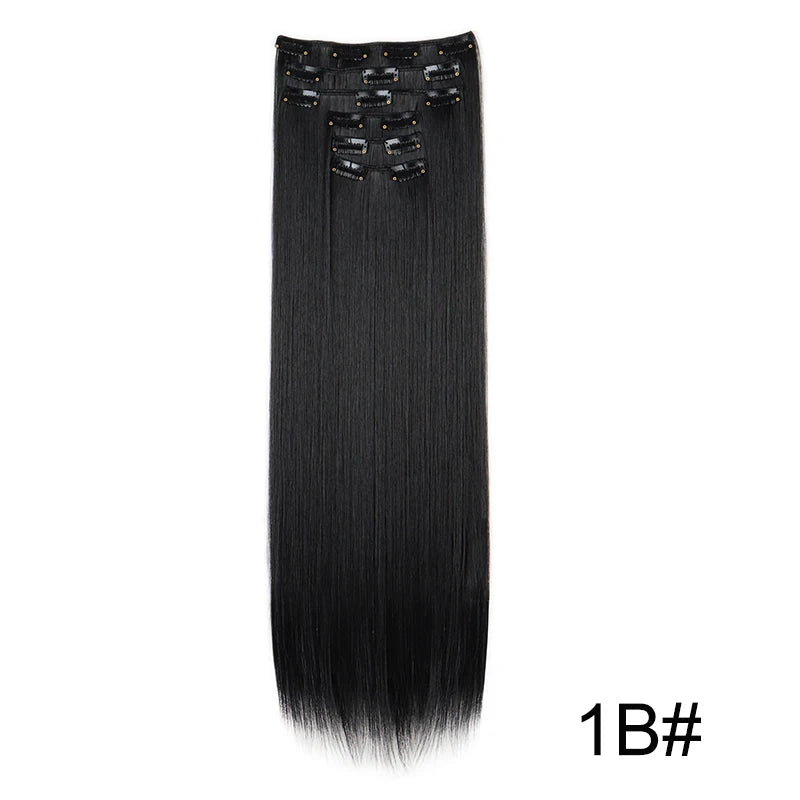 Clip in Hair Extensions Real Natural Hair Remy Straight Set 5&7 Pcs Brazilian Clip in Human Hair Extensions