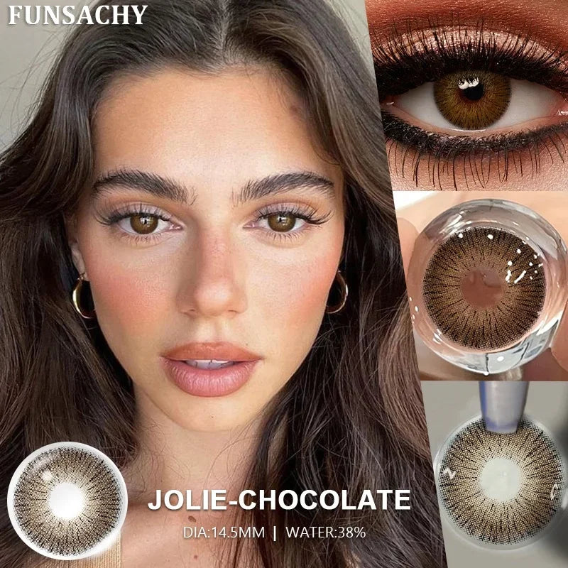 FUNSACHY 1 Pair Cosmetic Pupils for Costume Makeup contact lens
