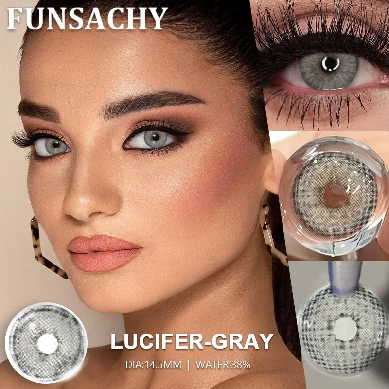 FUNSACHY 1 Pair Cosmetic Pupils for Costume Makeup contact lens
