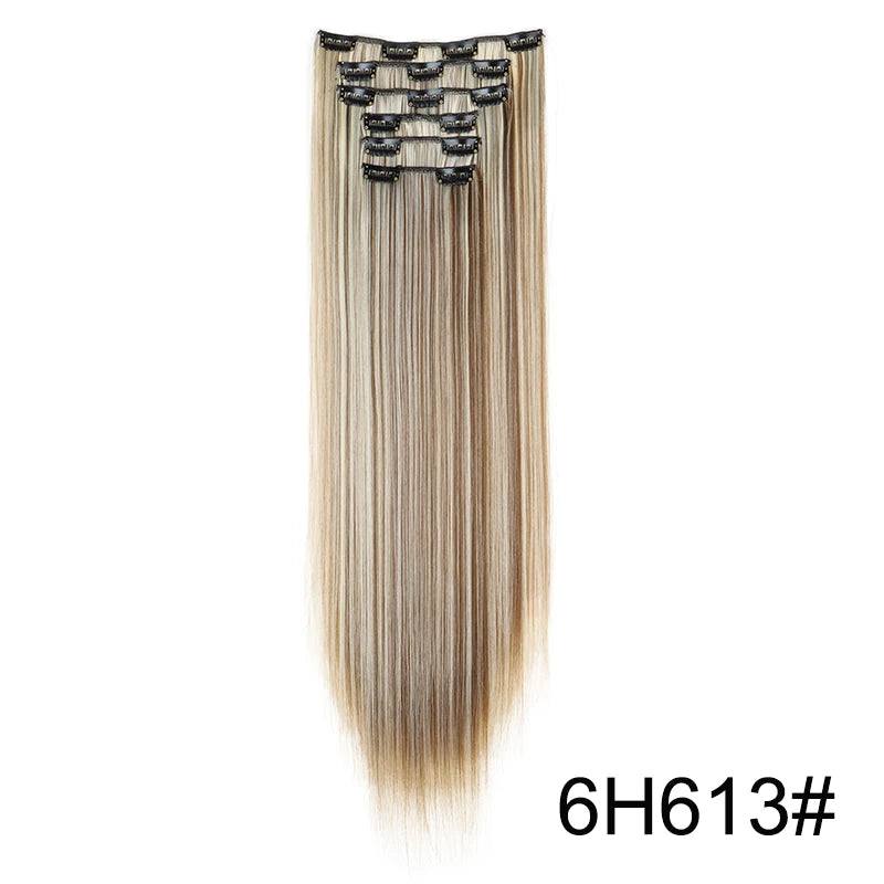 Clip in Hair Extensions Real Natural Hair Remy Straight Set 5&7 Pcs Brazilian Clip in Human Hair Extensions